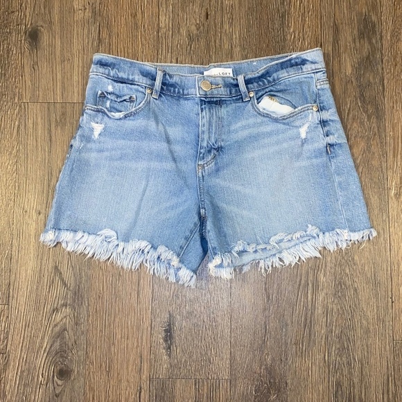 Loft size 4 / 27 denim shorts - Picture 1 of 4